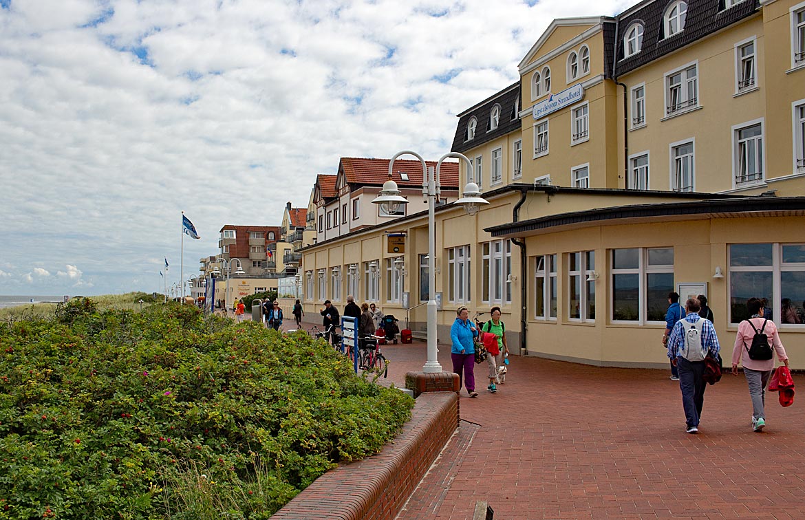 Promenade des Inselortes auf Wangerooge