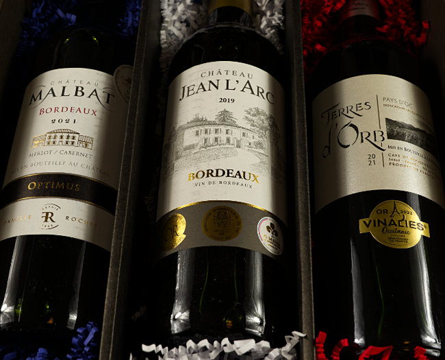 Bremen sehenswert - französischer Rotwein