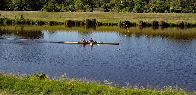 Mit der Zweier auf dem Werdersee